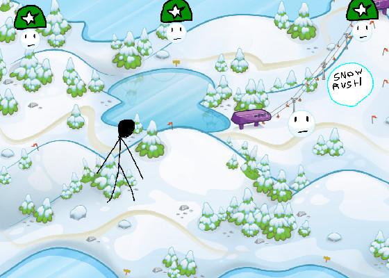 winter stickman boss