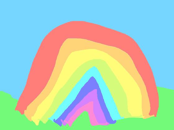 Draw a pastel rainbow