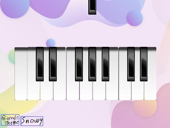 Learn Piano! Snowy