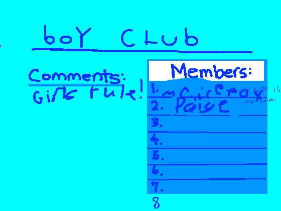 boy club (NO GIRLS) 1