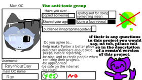 re: The anti toxic group sing-ups!