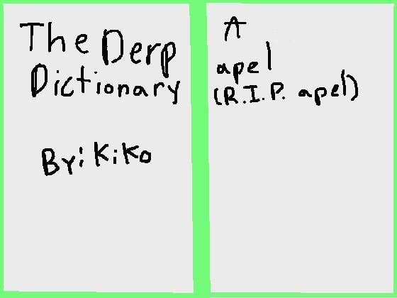 Derp Dictionary