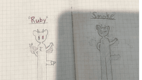 New ocs! Ruby and Smoke