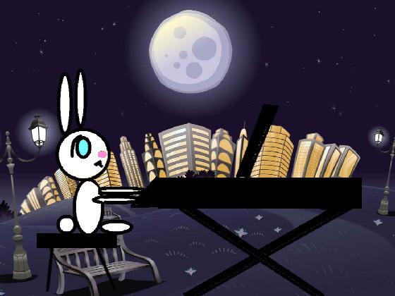 PIANO BUNNY!!!! 1