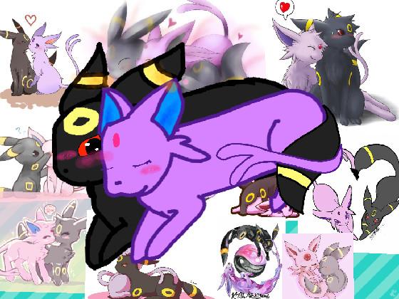  Cute umbreon and espeon 1