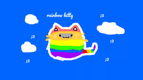 rainbow kitty