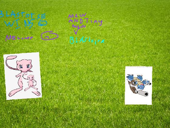 mew vs blastoise