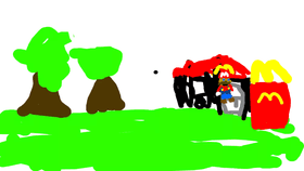 mario goes to mcdonalds