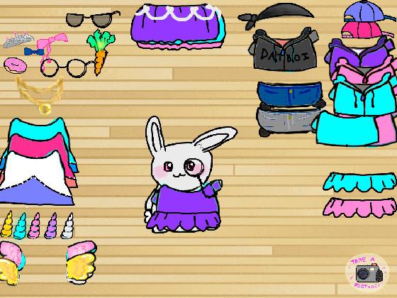 dress up Nerd bunny