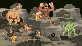 caveman fight