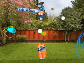 Mentos in Orange Soda 1