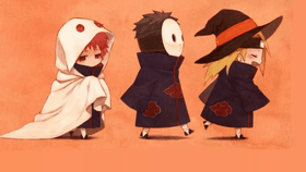 sasori, tobi, and deidara