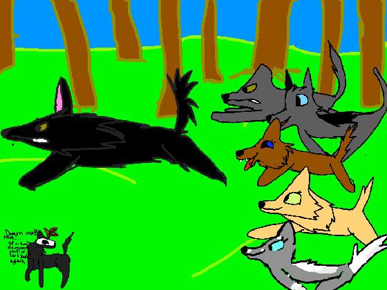 wolf animatiom