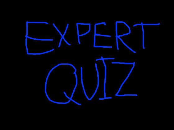 Expert Quiz (Demo)