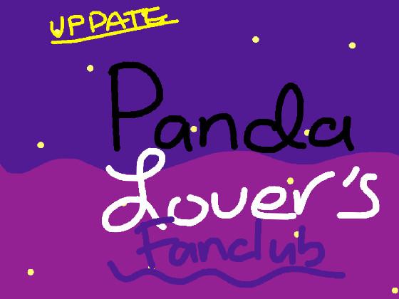 Panda Lover’s Fanclub! Member of the week: SophiSylvie 1