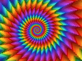 Magical Rainbow spiral