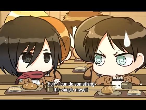 eren and mikasa 