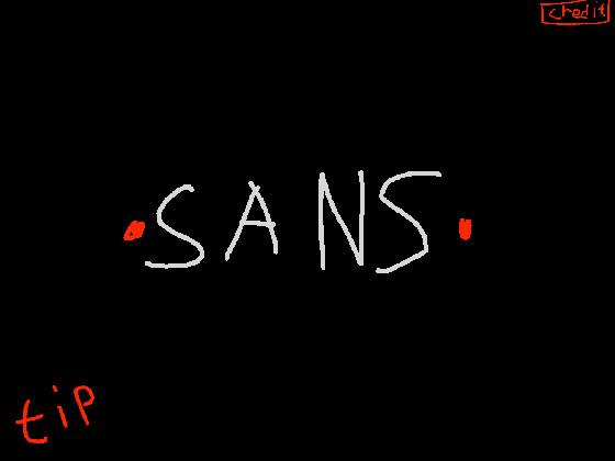 _Sans Song_ 1