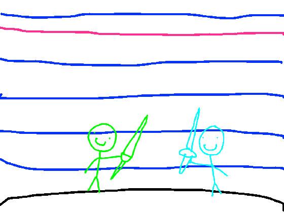 Sword fight on paper!