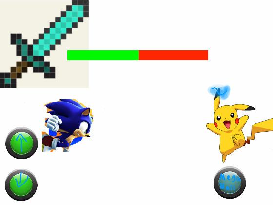 sonic vs Pikachu