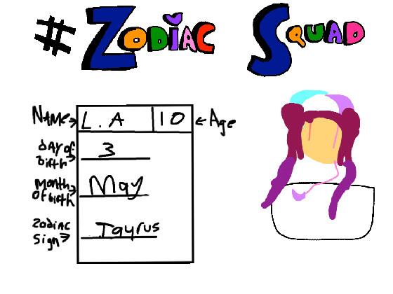 Zodiac Squad Signup 1