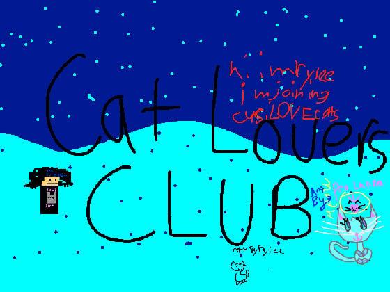 Cat Lovers CLUB 1 1 1 1