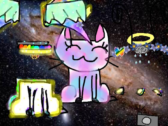 dress up galaxy cat!