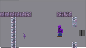 purple guy run