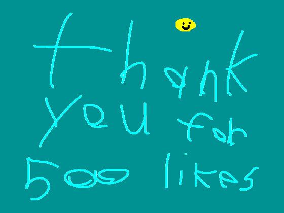 THANK YOU FOR 500 LIKES!