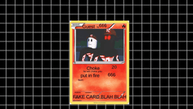 A pokemon card blah blah