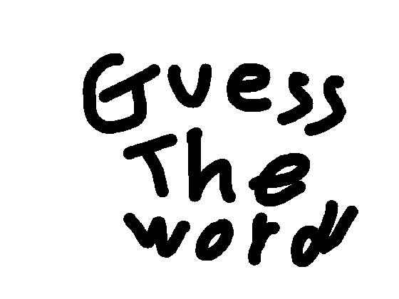 Guess the word