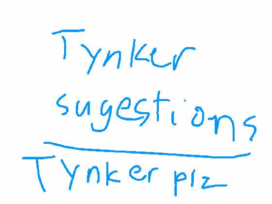 Tynker sugestions