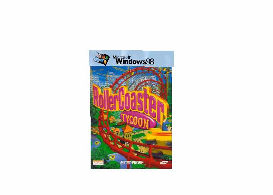 Rollercoaster tycoon Windows 98 Boxart remake
