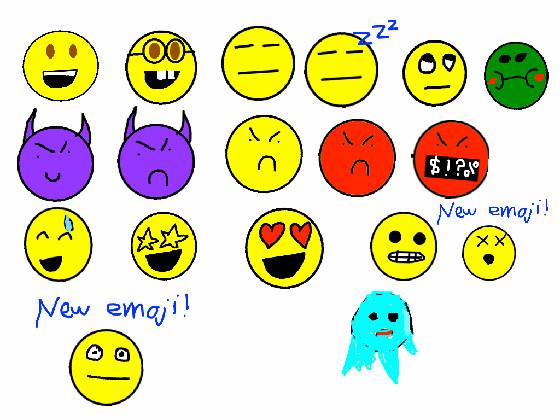 drawn emojis z