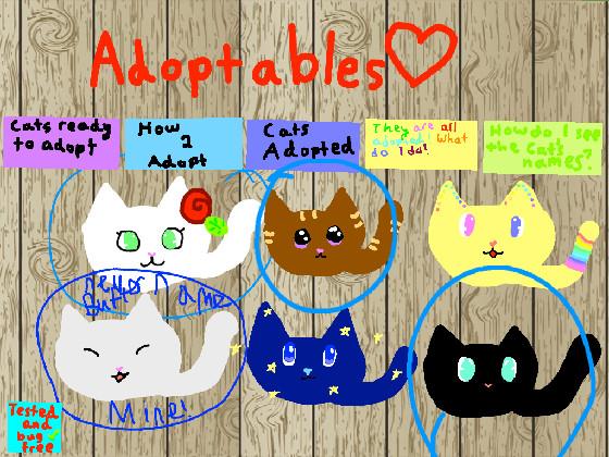 Adoptables♡ 1 1 1 1