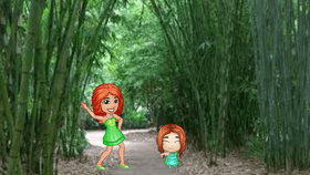 Dance Party in bamboo land