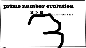 prime number evolution ( ( 2 > 3 ) )