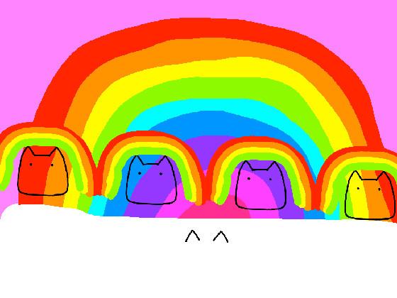 rainbow kitty