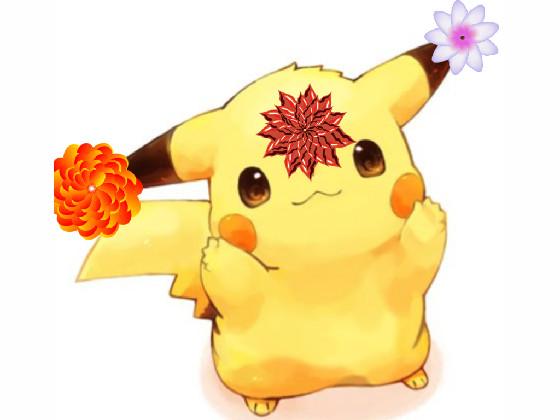 Flower Power Pikachu!