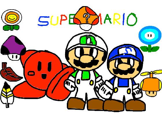 Super Mario luigi and smg4 power up 1