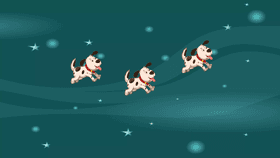 Puppies in SPACE