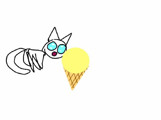 🐈 eating 🍦