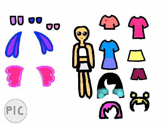 Dressup template 1