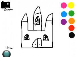 Draw a castle