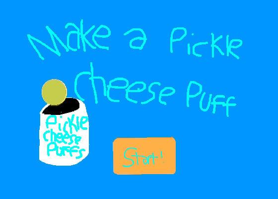 Make A Pickle Cheese Puff