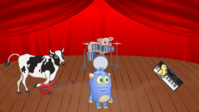 the band of the cow