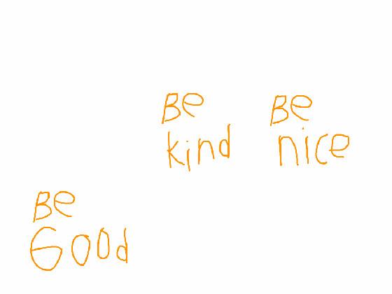 be a good person