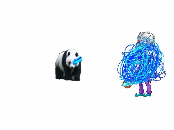 Jerry and Sans the panda