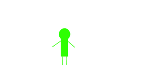 Green Guy Doing Dance