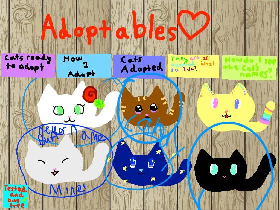 Adoptables♡ 1 1 1 1 1